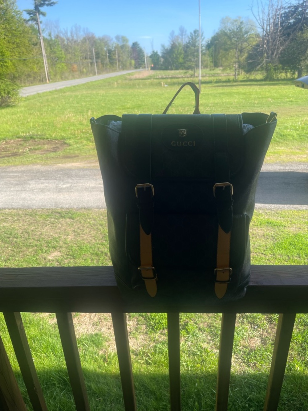 Gucci book bag backpack